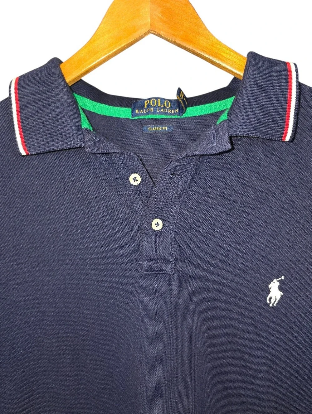 Polo Ralph Lauren Classic Fit Polo Shirt Men’s XL Navy Blue Preppy Golf